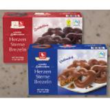 Weiss Herzen/Sterne/Brezeln versch. Sorten Unimarkt 500 Gramm 1 Packung
