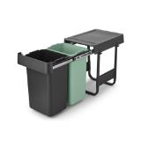 Promotion Bild von brabantia ausziehbarer Einbaumülleimer „Sort & Go“ 411387 HELLWEG 1 Set