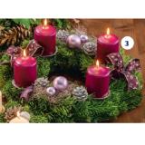 Adventkranz Medium verschiedenen Farben und Modellen HOFER 1 Stück