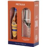 Promotion Bild von Metaxa 7 Sterne Griechischer Weinbrand inkl. 1 Glas, Preisangabe ohne MwSt. (Preis inkl. MwSt. 17,99 €), METRO 0.70 Liter 1 Packung