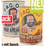 Bud Spencer Pinto Bohnen mit Speck oder Schwarze Bohnen mexikanische Art Maximarkt 400 Gramm 1 Dose