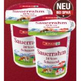 SPAR Sauerrahm/Schmand 24% Fett mit 100% Milch aus Österreich SPAR 250 Gramm 1 Becher