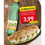 Fitnessstange mit Putenschinken, Ei und Paprika mit Römerquelle Emotion versch. Sorten 0,75 Liter SPAR 1 Set