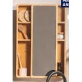 Home Creation Bambus-Spiegelschrank, rechteckig HOFER 1 Stück