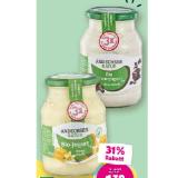 Andechser Natur Bio-Joghurt versch. Sorten Denns BioMarkt 500 Gramm 1 Glas