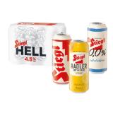 Promotion Bild von Stiegl Goldbräu, Hell, Radler oder Alkoholfrei Lidl 0.50 Liter 1 Dose