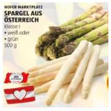 Promotion Bild von HOFER Marktplatz Spargel aus Österreich weiß oder grün HOFER 500 Gramm 1 Packung
