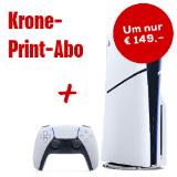 Promotion Bild von Krone-Print-Abo inkl. Sony Playstation 5 Slim, 1 TB, Krone Vorteilswelt 1 Stück