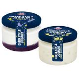 Bild von Schärdinger Greek Style Joghurt Vanillejoghurt mit Heidelbeere oder Cheescake Lidl 175 Gramm 1 Glas