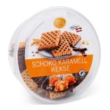 Promotion Bild von Finest Bakery Schoko Karamell Kekse HOFER 375 Gramm 1 Packung