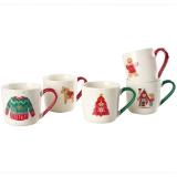X-Mas Kaffeebecher verchiedene Weihnachtsmotive 40800009 XXXLutz 1 Stück