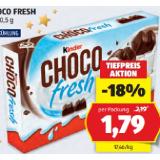 Kinder Choco Fresh HOFER 20.50 Gramm 5 Stück