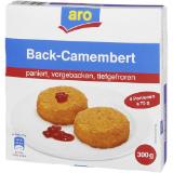 aro  Camembert gebacken, Preisangabe ohne MwSt. (Preis inkl. MwSt. 2,81 €), METRO 75 Gramm 4 Stück