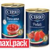 Promotion Bild von Cirio geschälte Tomaten oder gewürfelte Tomaten Maximarkt 400 Gramm 1 Dose