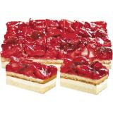 Pfalzgraf Erdbeer Sahne-Schnitte, Preisangabe ohne MwSt. (Preis inkl. MwSt. 27,49 €), METRO 145 Gramm 20 Stück
