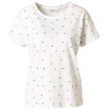 Damen T-Shirt mit umgeschlagenen Ärmeln versch. Designs KiK 1 Stück