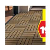 HOME DELUXE WPC Klickfliesen Bavaro Premium Teak 5 m² HOFER 1 Stück