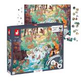 Janod Puzzle „Die Spuren der Tiere“, Krone Vorteilswelt 1 Stück