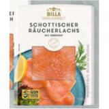 BILLA GENUSSWELT Schottischer Räucherlachs BILLA PLUS 100 Gramm 1 Packung