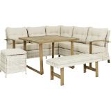 Tarrington House Essgarnitur Rattan, Preisangabe ohne MwSt. (Preis inkl. MwSt. 838,80 €), METRO 1 Set