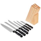James Wood Messerblock „JERONIMO“ 49010135 Möbelix 7 Stück