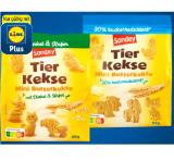 Promotion Bild von Sondey Tierkekse Lidl Plus Vorteilspreis 125 Gramm 1 Packung