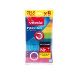 Bild von vileda Microfaser-Allzwecktücher „Colours XXL“ 935588 HELLWEG 8 Stück