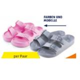 Promotion Bild von Up 2 Fashion Damen-/Herren-Sommerpantoletten versch. Farben und Modelle HOFER 1 Paar