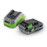 Promotion Bild von Lux 1 PowerSystem Starter-Set mit 20 V 2 Ah Li-Ion Akku und Schnellladegerät OBI 1 Set