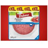 Promotion Bild von Dulano Salami in Scheiben Lidl 240 Gramm 1 Packung
