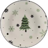 Geschirrserie Weihnachtsbaum Dessertteller Ø 19 cm, Preisangabe ohne MwSt. (Preis inkl. MwSt. 2,63 €), METRO 1 Stück