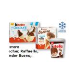 Promotion Bild von Ferrero Rocher, Raffaello, Kinder Bueno, Kinder Schokolade und Nutella Eis versch. Sorten Unimarkt 1 Packung
