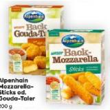 Alpenhain Mozzarella-Sticks od. Gouda-Taler BILLA PLUS 200 Gramm 1 Packung