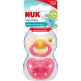 NUK Signature Beruhigungssauger 0 - 36 Monate div. Motive dm 2 Stück 1 Packung