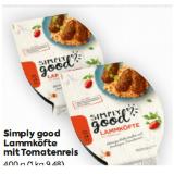 simply good Lammköfte mit Tomatenreis BILLA 400 Gramm 1 Packung