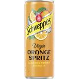 Schweppes Virgin Mojito od. Orange Spritz, Preisangabe ohne MwSt. (Preis inkl. MwSt. 1,19 €), METRO 0.33 Liter 1 Dose