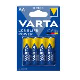 Varta LONGLIFE POWER AA Batterien BIPA 8 Stück 1 Packung