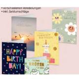 Home Creation Grusskarten verschiedenen Veredelungen HOFER 1 Stück