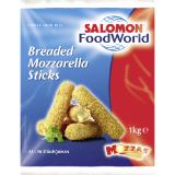 Salomon Food World Breaded Mozzarella Sticks, Preisangabe ohne MwSt. (Preis inkl. MwSt. 12,64 €), METRO 1 Kilogramm 1 Packung