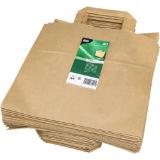 PapStar Papiertasche mit Griff Braun 25x26x17 cm, Preisangabe ohne MwSt. (Preis inkl. MwSt. 21,83 €), METRO 50 Stück