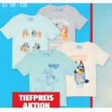 Bluey Kleinkinder-/Kinder-T-Shirts Lizenz, Doppelpkg. HOFER 1 Set