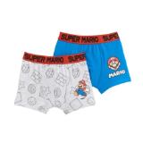 Super Mario Kinder Retro Boxershorts verschiedene Designs KiK 2 Stück