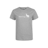 Promotion Bild von Flüchtlingsprojekt Ute Bock Kindershirt Bockig in grau oder weiß Ute Bock 1 Stück