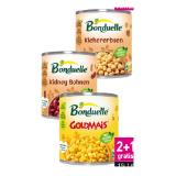 Bonduelle Goldmais, Kidney Bohnen und Kichererbsen Sutterlüty 1 Dose