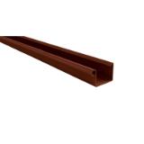 Marley Kastenrinne, braun 165288 HELLWEG 2 Meter 1 Stück