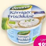 Dennree Körniger Bio-Frischkäse Denns BioMarkt 200 Gramm 1 Becher