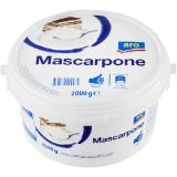 aro Mascarpone, Preisangabe ohne MwSt. (Preis inkl. MwSt. 12,31 €), METRO 2 Kilogramm 1 Packung