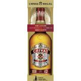 Chivas Regal Blended Scotch Whisky inkl. 1 Glas, Preisangabe ohne MwSt. (Preis inkl. MwSt. 26,39 €), METRO 0.70 Liter 1 Packung