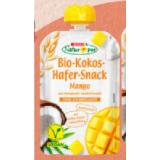Spar Natur pur Bio-Kokos-Hafer-Snack Mango od. Banane-Erdbeere SPAR 100 Gramm 1 Beutel
