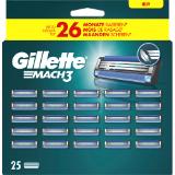 Gillette Rasierklingen Mach3, Preisangabe ohne MwSt. (Preis inkl. MwSt. 30,00 €), METRO 25 Stück